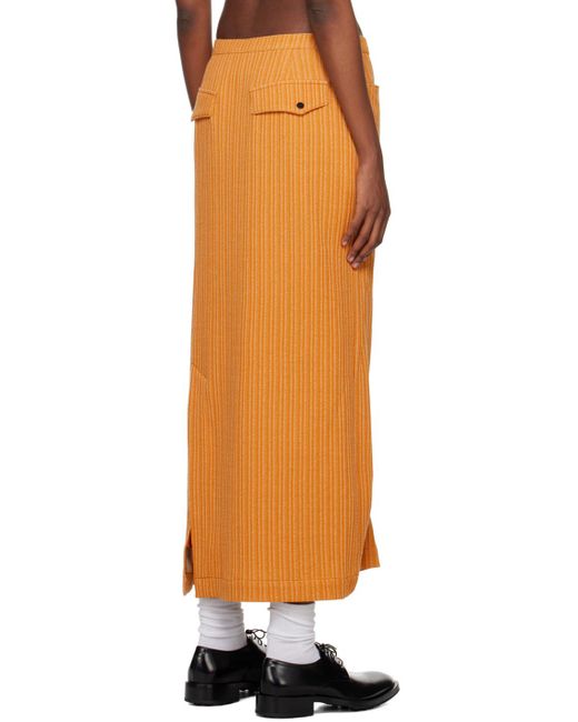 Adererror Orange Vesinet Midi Skirt