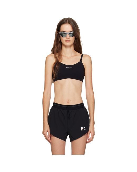 District Vision Black Studio Sport Bra