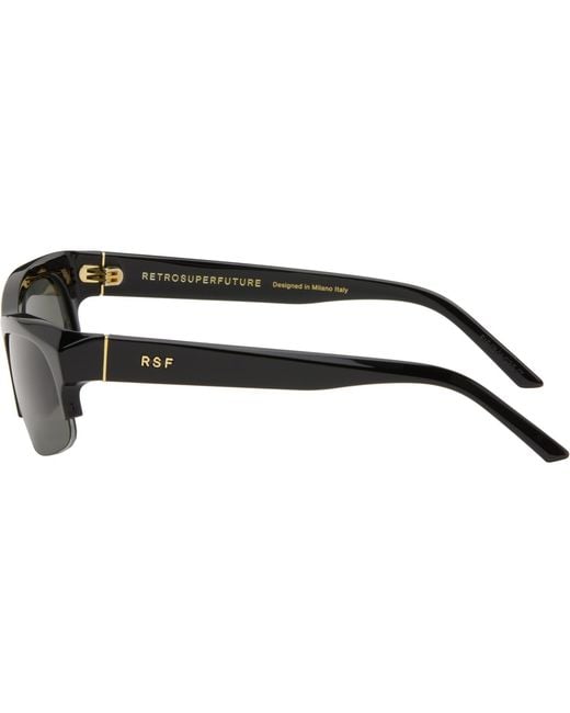 Retrosuperfuture Black Scatto Sunglasses for men
