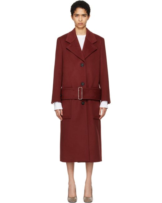 Red maxi coat clearance