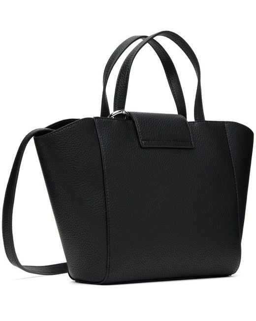 Versace Black Faux-leather Tote