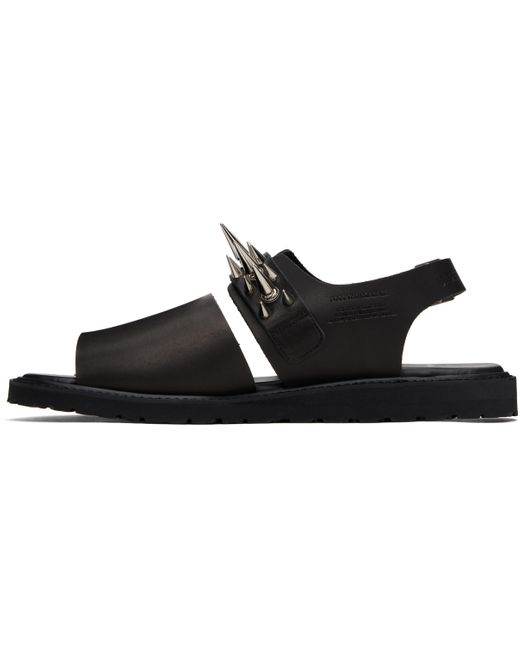 Undercover Black Foot The Coacher Edition Spike Studded Sandals for men