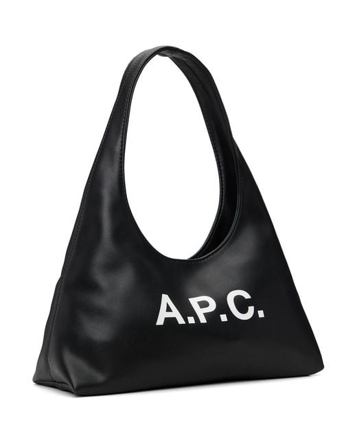 A.P.C. Black Baby Ninon Shoulder Bag
