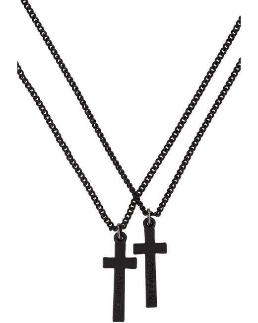 dsquared cross necklace