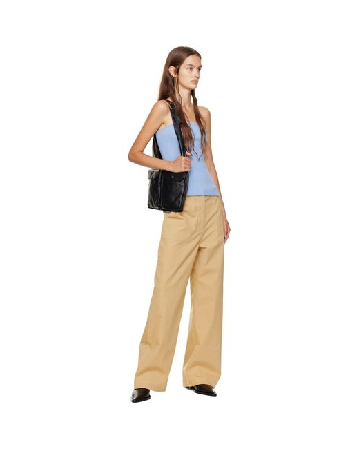 Anna Quan Natural Tan Joseph Trousers