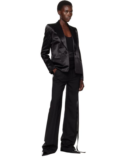 Veston Noir À Simple Boutonnage AARON ESH en coloris Black