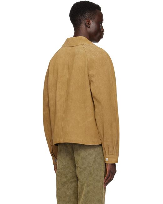 Séfr Multicolor Kimo Leather Jacket for men