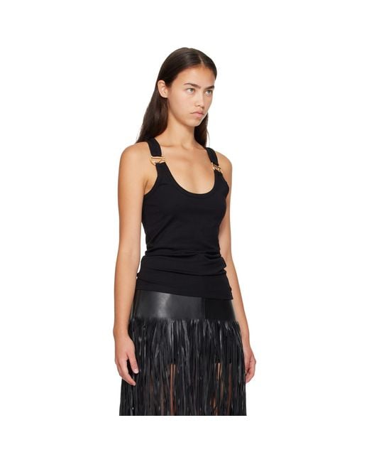 Coperni Black C-Logo Tank Top