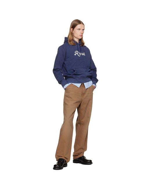Polo Ralph Lauren Blue 'The Ralph Logo' Hoodie for men