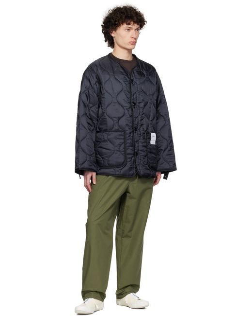 (w)taps Green Khaki Sddt2001 Trousers for men