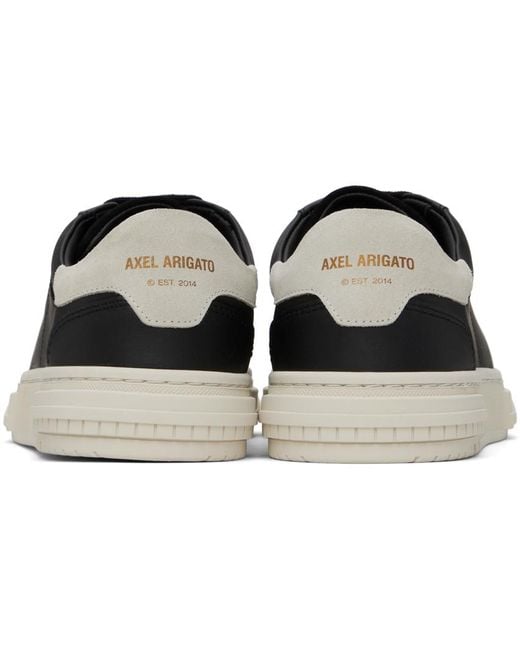 Axel Arigato Black & Beige Atlas Toe Cap Sneakers for men