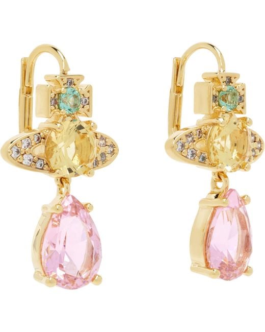 Vivienne Westwood Multicolor Ismene Drop Earrings