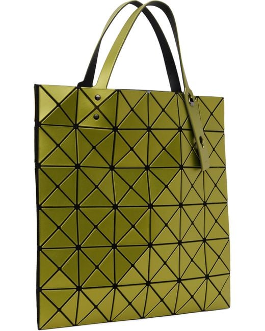 Issey Miyake Green Lucent Metallic Tote