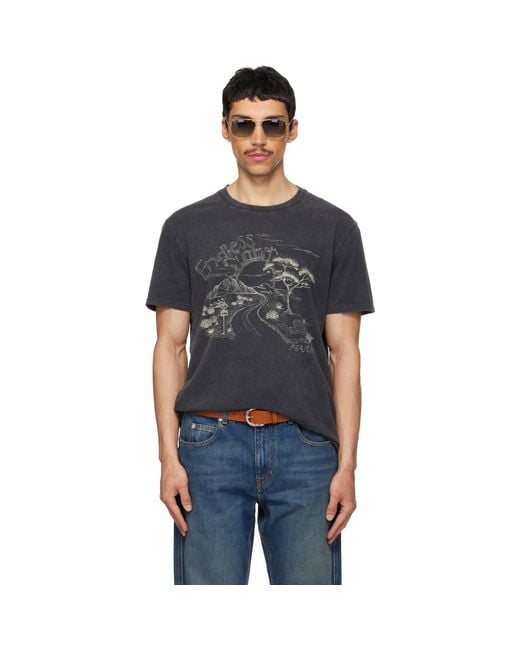 Isabel Marant Black Honore T-Shirt for men