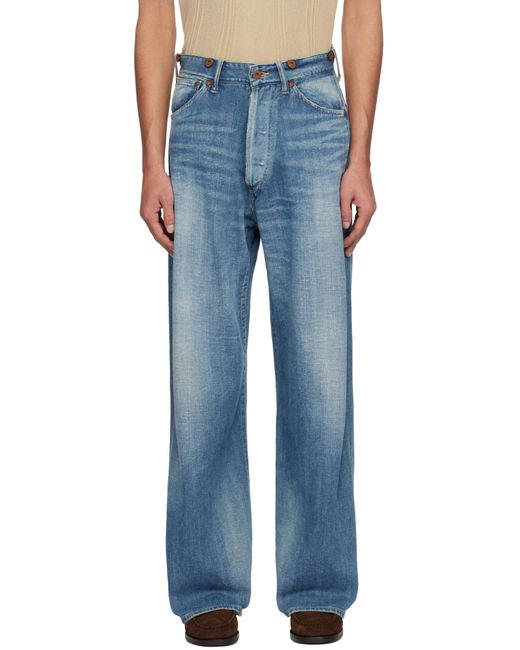 TAIGA TAKAHASHI Blue Lot. 704 C.1920's Jeans for men