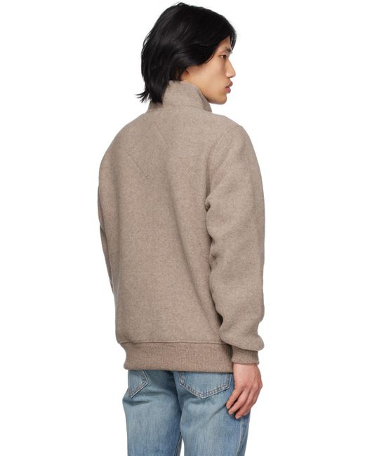 Canada Goose Multicolor Beige Black Label Lawson Sweater for men