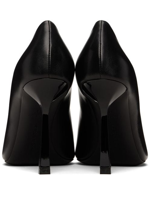 Victoria Beckham Black Victoria Stiletto 100 Leather Heels