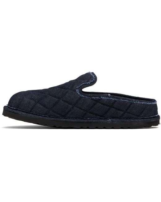 Birkenstock Black 1774 Denim Slip-On Loafers for men