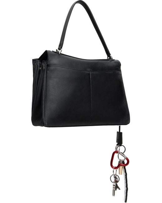 メンズ Balenciaga ブラック ミディアム Rodeo With One Charm バッグ Black