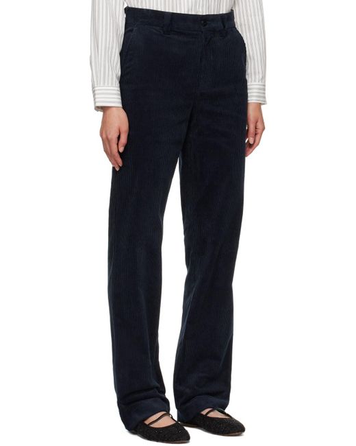 A.P.C. Blue Brigitte Trousers