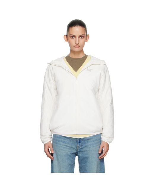 Arc'teryx White Off- Atom Hoody Jacket