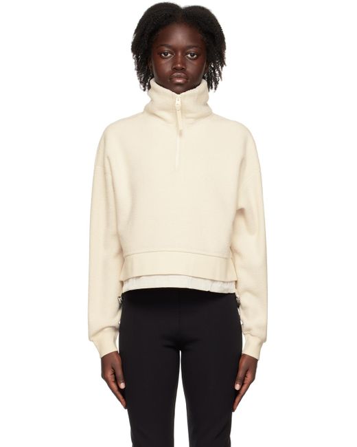 Mackage Black Off-white Monroe Zip Sweater