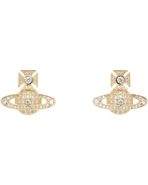Vivienne Westwood Black Carmela Bas Relief Earrings