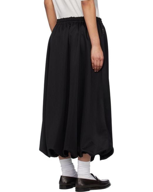 Needles Black Balloon Track Midi Skirt