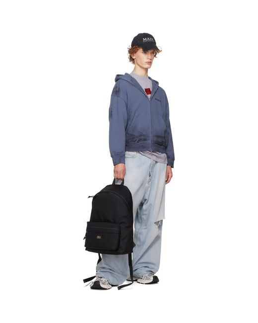 Balenciaga Black Explorer Backpack for men