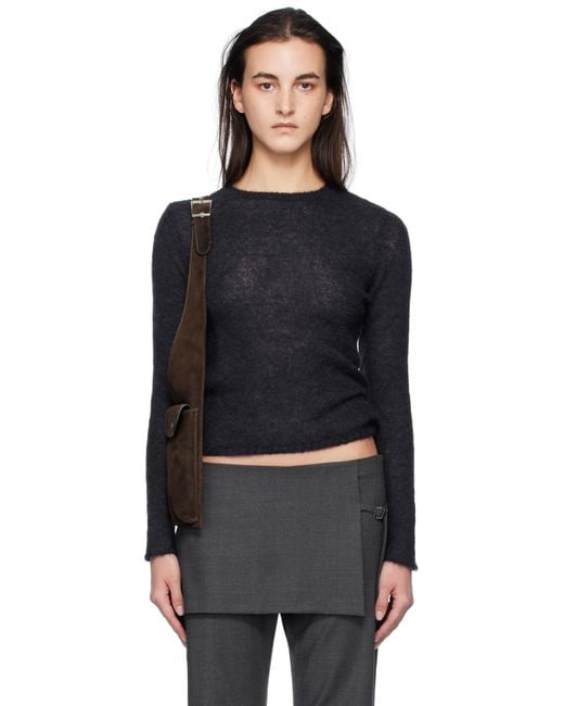 Paloma Wool Black Alone Sweater