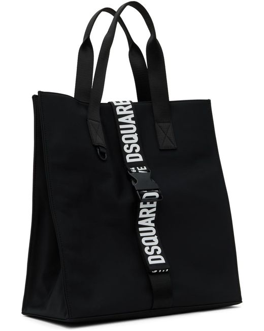 DSquared² Black Made With Love Tote for men