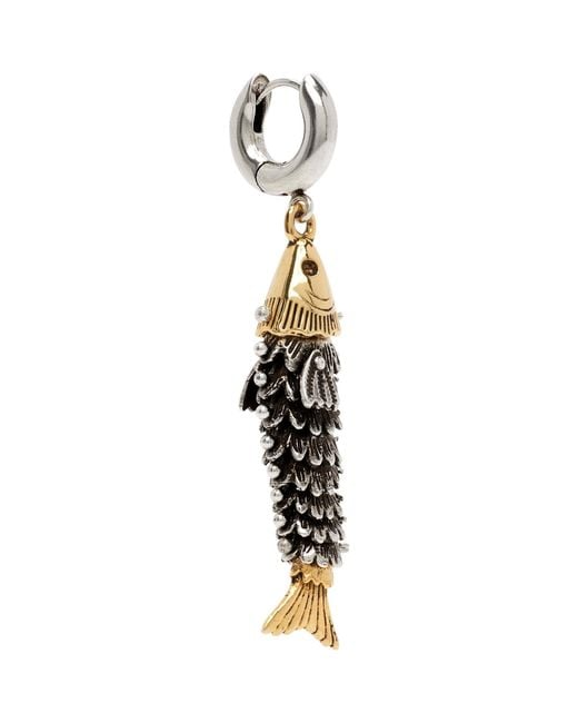 Isabel Marant Metallic River Single Earring for men