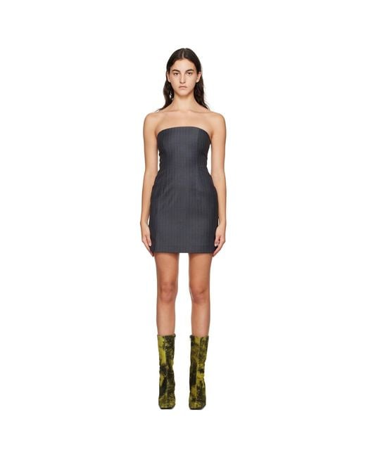 Wynn Hamlyn Black Tandi Minidress