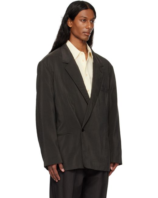 Lemaire Black Soft Db Blazer for men