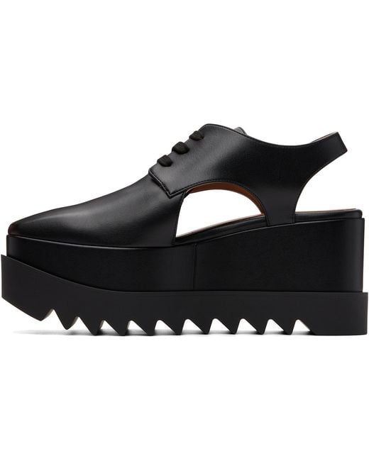 Stella McCartney Black Elyse Slingback Derbys