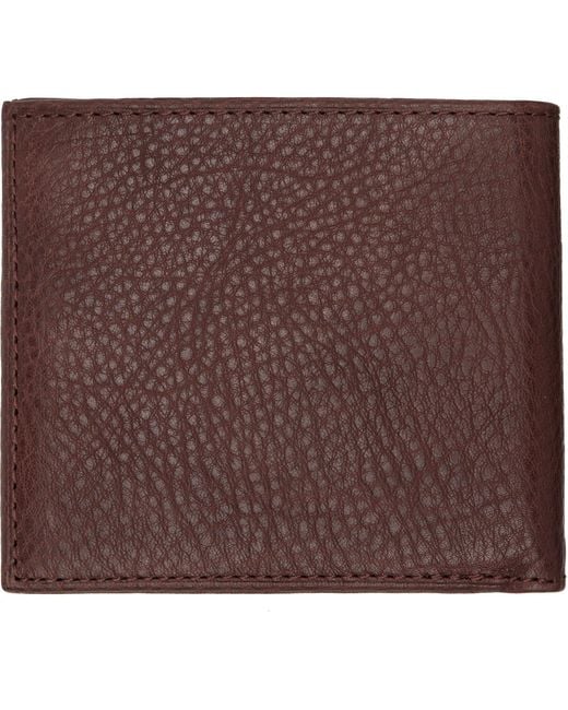 Polo Ralph Lauren Brown Leather Billfold Wallet for men