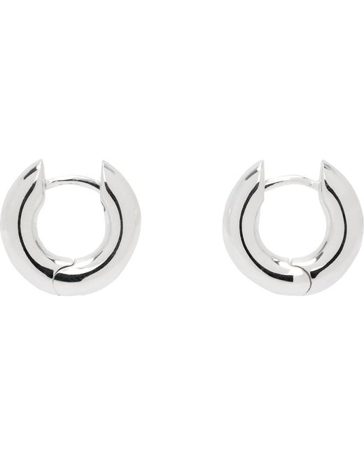 Sophie Buhai Metallic Medium Bagel Hoop Earrings