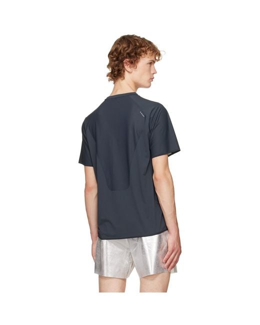 Satisfy Blue Auralite Uv Running T‑Shirt for men