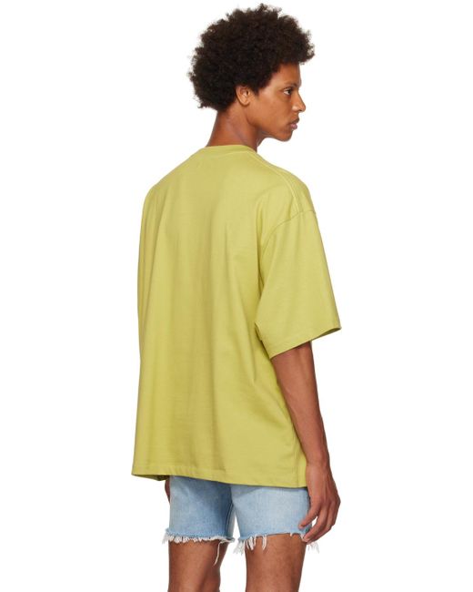 Calvin Klein Yellow Green Graphic T-shirt for men