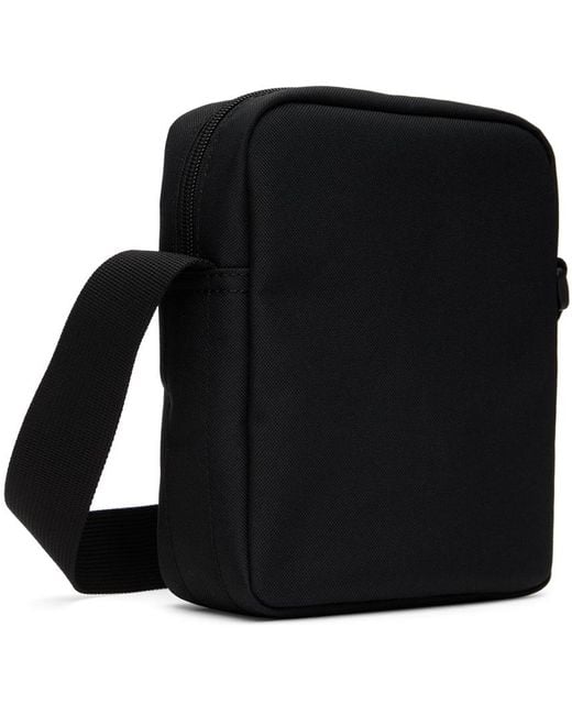 Lacoste Black Zip Crossbody Bag for men