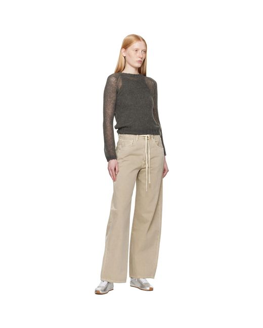 Citizens of Humanity Black Brynn Drawstring Jeans