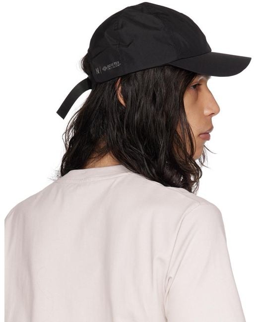 Norse Projects Black Sports Cap for men