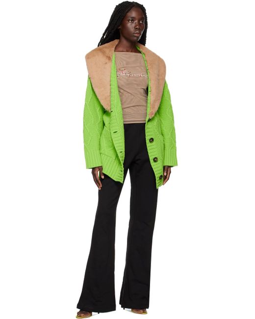 Blumarine Green Heavy Jacket
