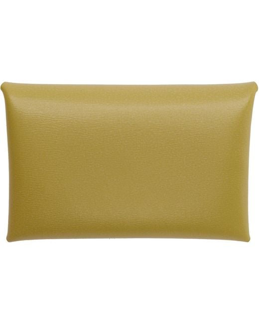 Jil Sander Green Folded Coin Pouch