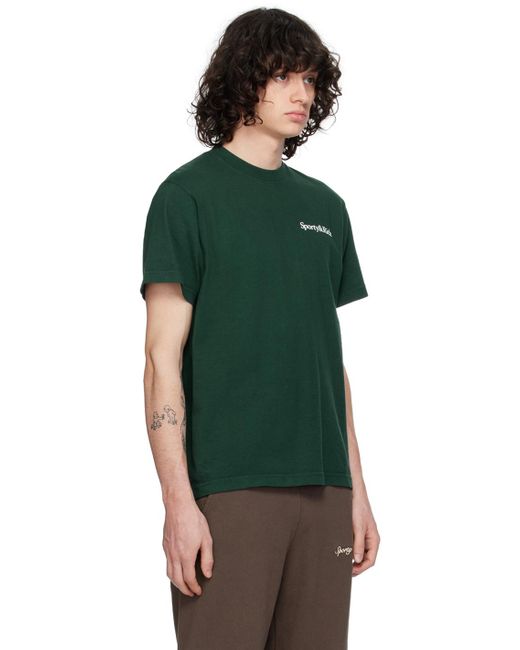 Sportyrich t-shirt new health vert Sporty & Rich pour homme en coloris Green
