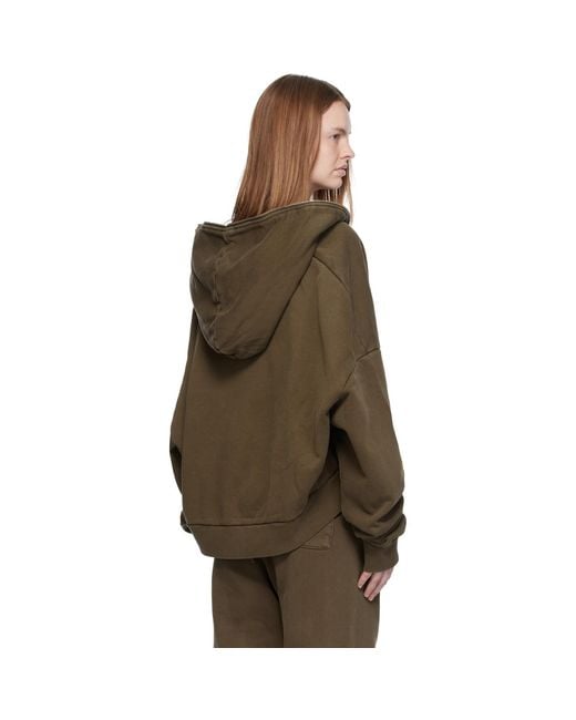 Entire studios Brown Eternal Zip Hoodie