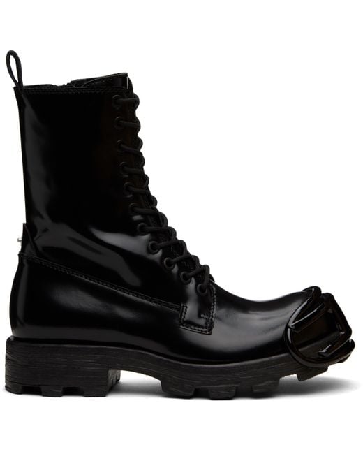 DIESEL Black D-Hammer Bt D Boots for men