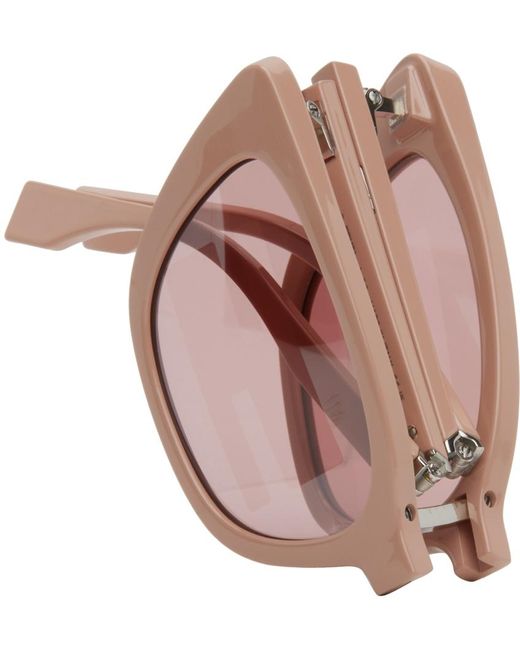 Fendi Black Pink Baguette Sunglasses
