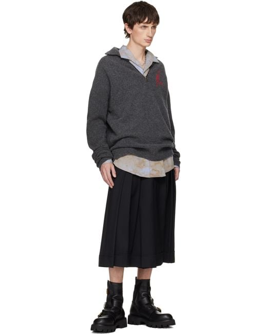 Vivienne Westwood Black Logo Track Jacket for men