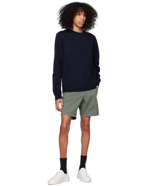 Norse Projects Black Green Ezra Shorts for men